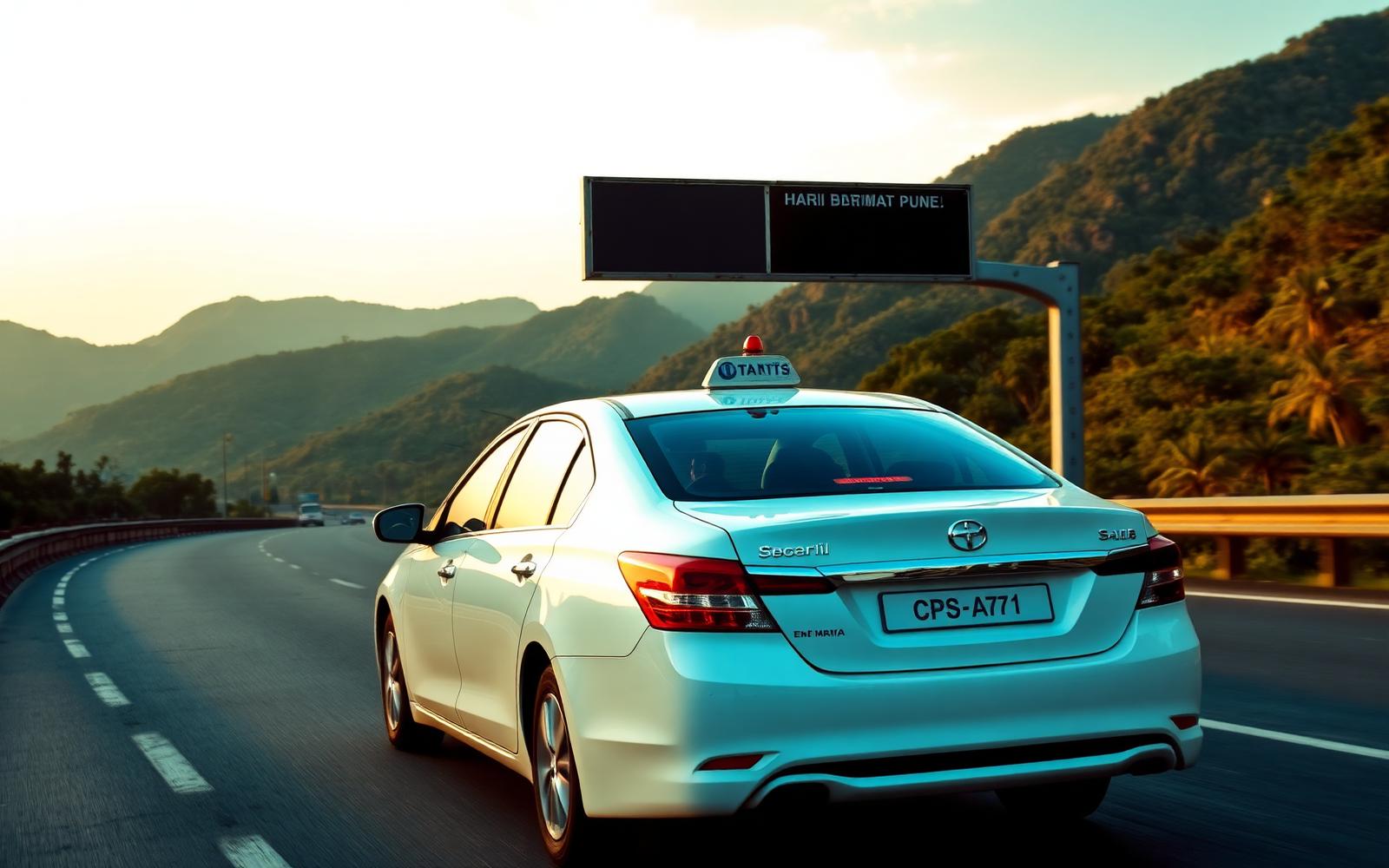 MG Cab Service on Mumbai Pune expressway